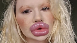 Жінка з найбільшими губами у світі зробила нові ін'єкції: який вона має вигляд (фото)