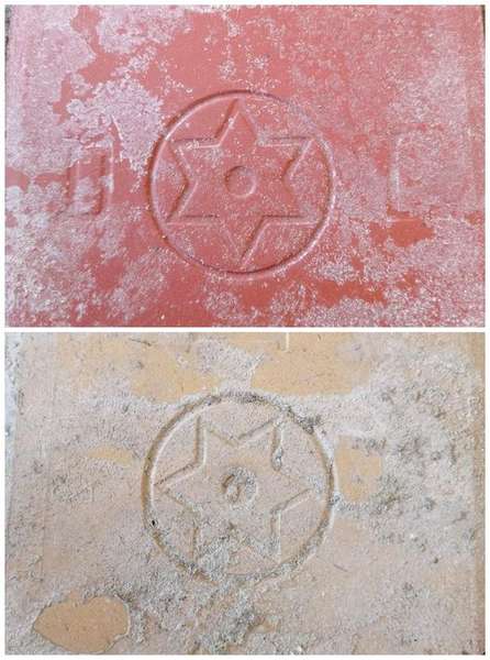 У Ковелі під час демонтування старої підлоги знайшли 100-річну керамічну плитку (фото)