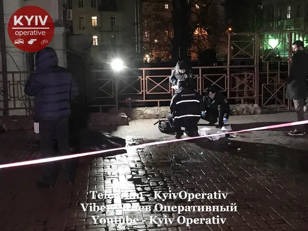 У центрі Києва застрелили  лікаря (фото)