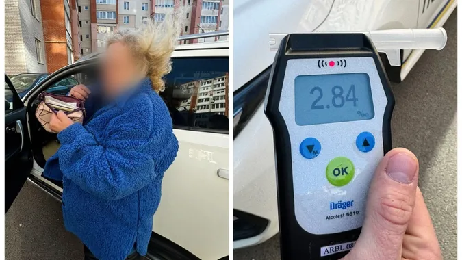 Не пропустила пішоходів: патрульні у Луцьку зупинили п'яну водійку