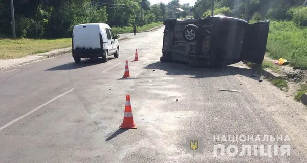 У Луцьку – подвійна аварія: водія госпіталізували (фото)