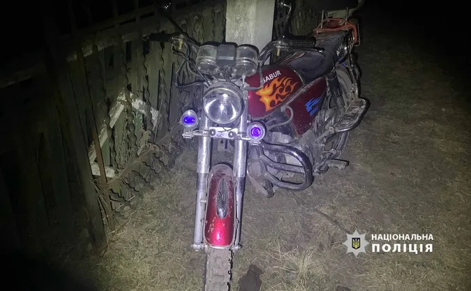 П'яний як чіп волинянин гепнувся з мотоцикла і сильно травмувався