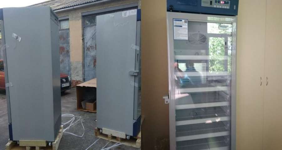 Лабораторний центр у Луцьку отримав сучасні холодильники (фото)