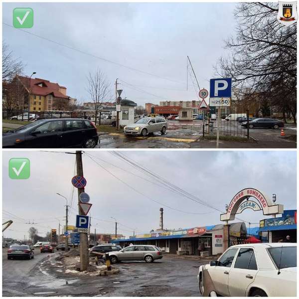 У Луцьку водіям показали, де правильно паркуватися в районі ринку «Варшавський» (фото)
