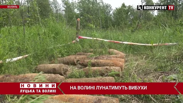 На Володимирщині знешкодять старі боєприпаси (відео)