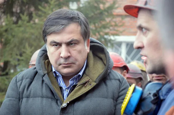 «Мені соромно, що я вперше у Луцьку»,  – Саакашвілі