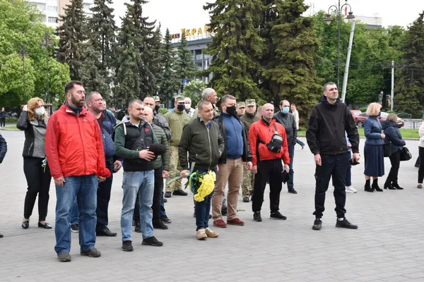У Луцьку вшанували військових, які загинули в зоні АТО і ООС