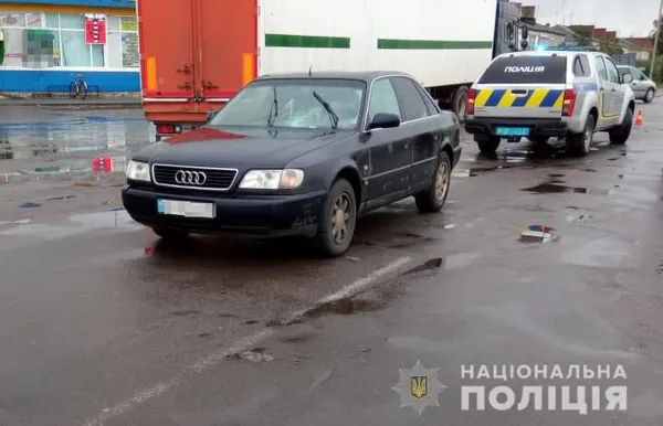 У Маневичах Audi збила пішохода (фото)