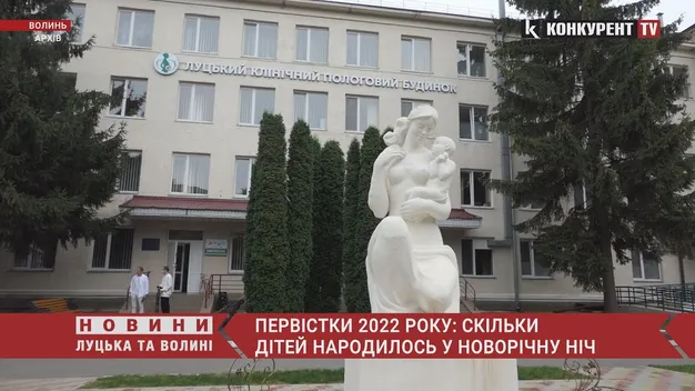Первістки 2022 року: скільки маленьких волинян народилося у новорічну ніч (відео)