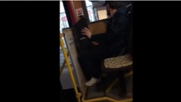 У Луцьку в тролейбусі мастурбував хлопець (відео 18+)