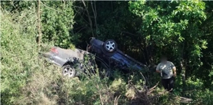 На Волині дві автівки після зіткнення злетіли у кювет