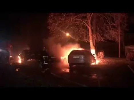 У Луцьку спалили автомобілі адвокатки і її чоловіка (відео)