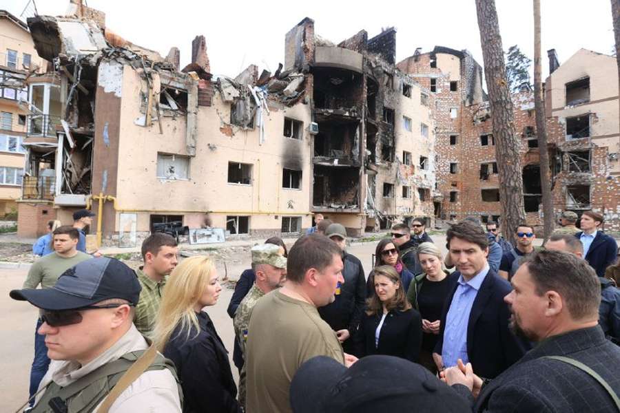 Прем'єр-міністр Канади Джастін Трюдо відвідав Ірпінь (фото)