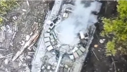 Волинські воїни показали, як знищили танк окупантів (відео)