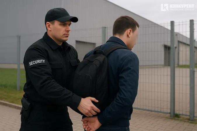 З луцького Кромберга працівник крав мідь, та погорів на прохідній