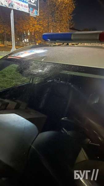 У Нововолинську чоловік з психічними розладами пошкодив поліцейське авто (фото)