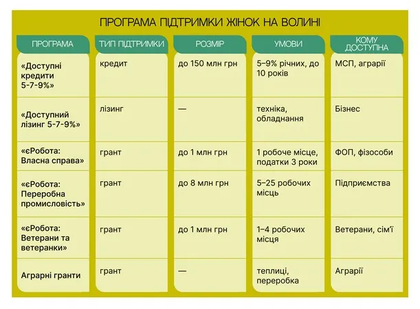 Можливості для бізнесу: підтримка жінок на Волині під час війни