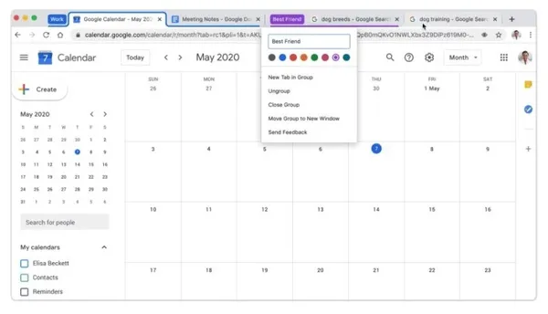 У Google Chrome зʼявиться функція групування вкладок