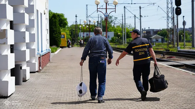 На Волинь приїхав евакуаційний поїзд з Донеччини (фото)