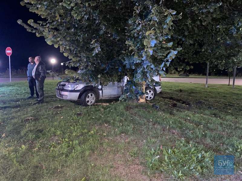 У Володимирі автомобіль злетів з дороги і врізався у дерево (фото)