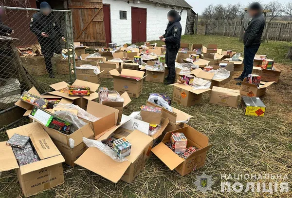 У Ковелі поліціянти «прикрили» феєрверковий бізнес (фото)