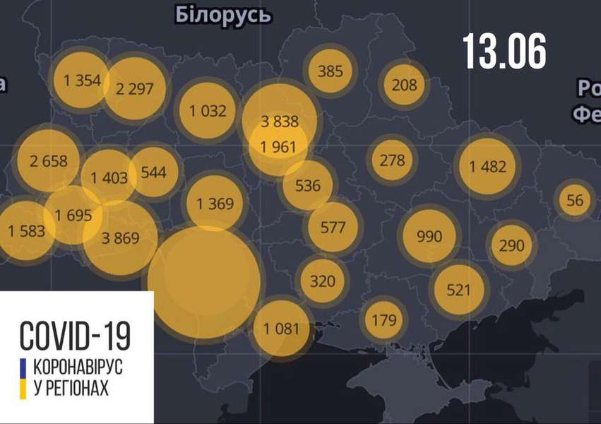 Антирекорд: в Україні – 753 випадки коронавірусу за добу