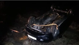 Біля Шацька авто злетіло в кювет – постраждали троє людей (відео)
