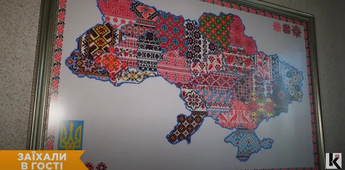 На Волині бережуть вишиту карту України із зашифрованим таємним кодом (відео)