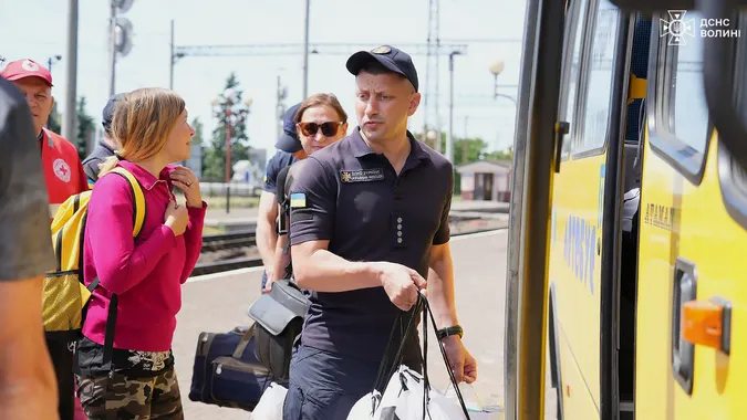 На Волинь приїхав евакуаційний поїзд з Донеччини (фото)