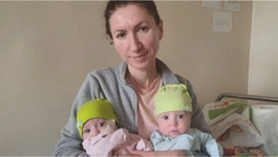 В «Охматдиті» врятували близнят, які народилися на 6-му місяц та захворіли на пневмонію в укритті (відео)