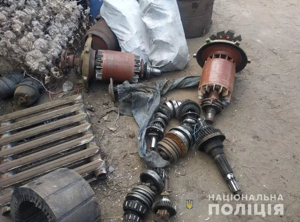 Викрадені на Ковельщині двигуни знайшли у брухті (фото)