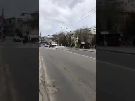 У Луцьку дезинфікують дороги та тротуари (відео)