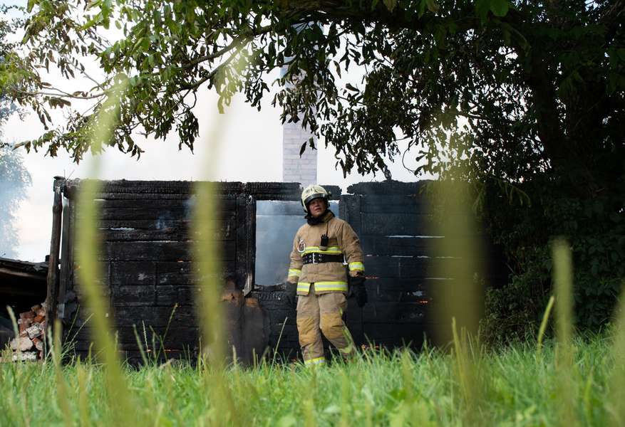 У Луцькому районі вогонь знищив літню кухню (фото)