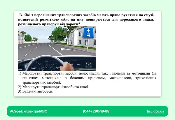 В Україні оновили тестові питання до іспиту з ПДР: що змінилося