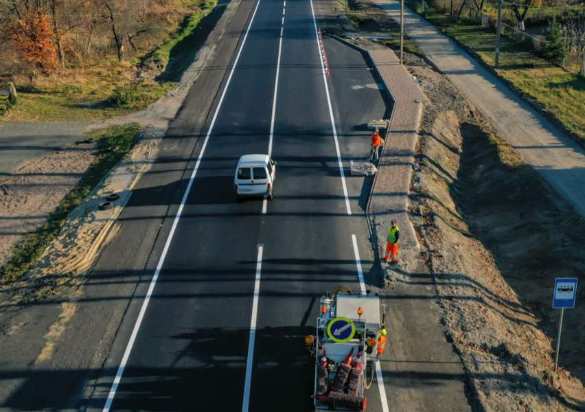 На Волині завершили ремонт ділянки міжнародної автомагістралі (фото, відео)