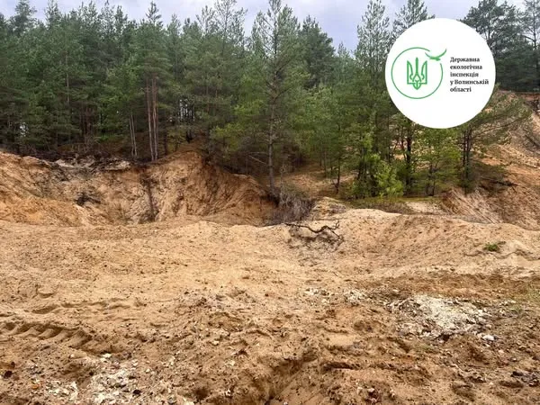 Лісівники заперечують незаконний видобуток піску на Маневиччині: що коїться насправді
