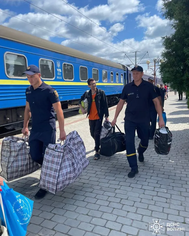 На Волинь прибув евакопотяг з Покровська (фото)
