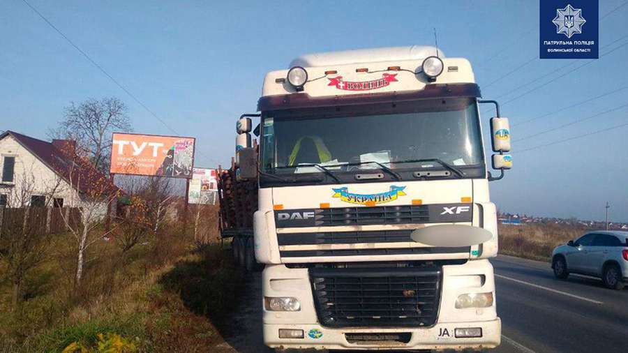 Від 600 до 1000 грн: у Луцьку п'янючий водій вантажівки «торгувався» з патрульними