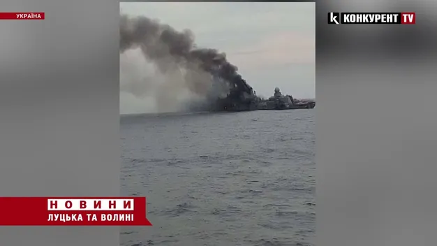 Оприлюднили аудіозапис останніх переговорів на крейсері «Москва» (відео)