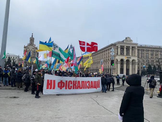 SaveФОП: луцькі підприємці долучились до акції протесту під Верховною Радою (фото)
