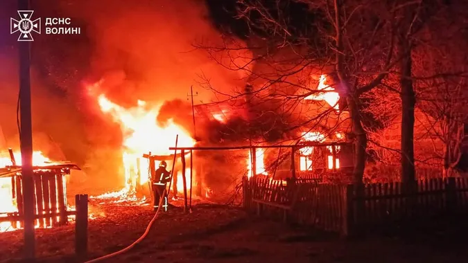 У двох пожежах на Волині загинули двоє пенсіонерів