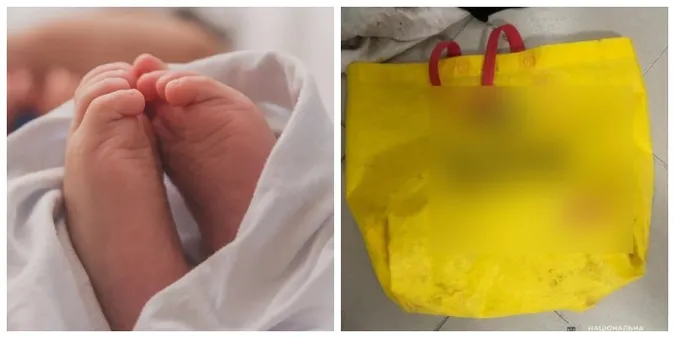 Щойно народжене немовля у торбині підкинули в один з під'їздів Тернополя
