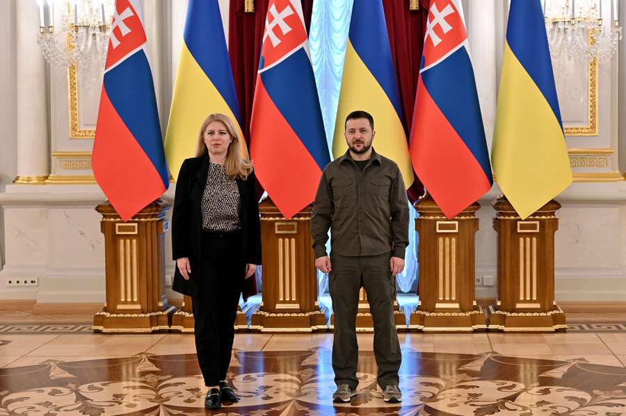 Президентка Словаччини відвідала Ірпінь і Бородянку та зустрілася із Зеленським (фото)