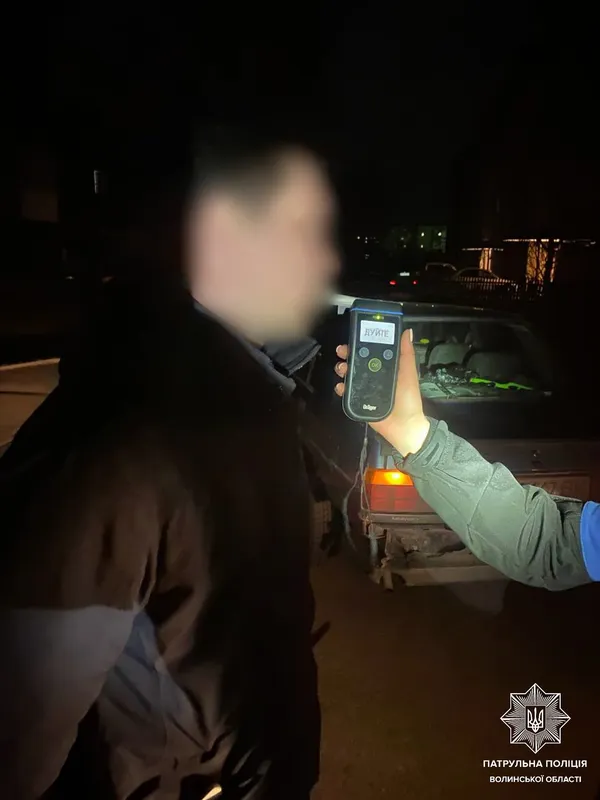 П'яні за кермом: на Волині патрульні за тиждень щодня виявляли порушників (фото)