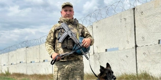 Жастіна любить креветки: як прикордонник з Луцька служить з чотирилапою напарницею (фото)