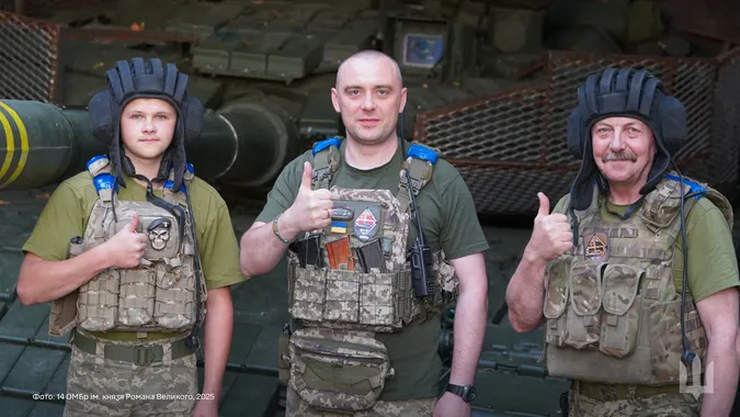 Показали велетів-танкістів волинської бригади (фото)