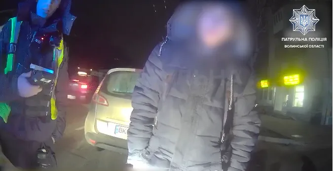 У Луцьку п'яний на Renault протаранив Audi (відео)