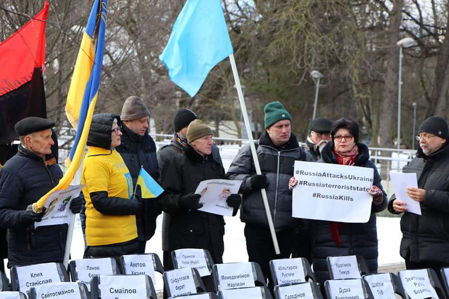 У Ризі закликали звільнити українських політв’язнів із російських тюрем (фото)