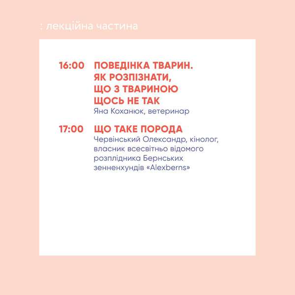Фестиваль «Мокрі носики» в Луцьку: опублікували програму лекцій*