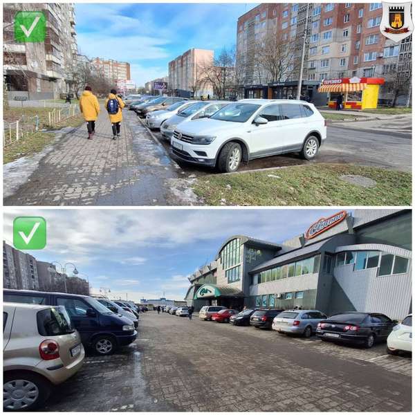 У Луцьку водіям показали, де правильно паркуватися в районі ринку «Варшавський» (фото)